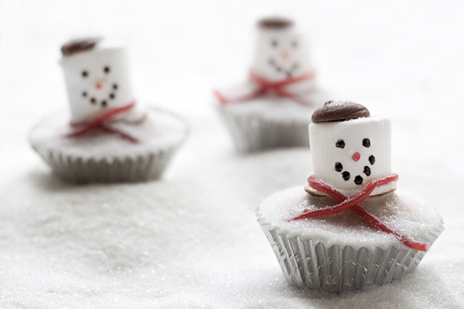 Melted Snowman Cupcake Recipe 11