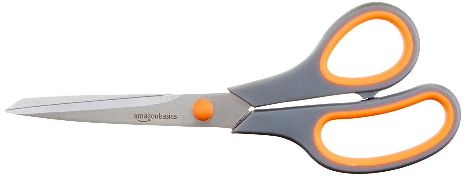 Amazonbasics Titanium Soft Grip Scissors